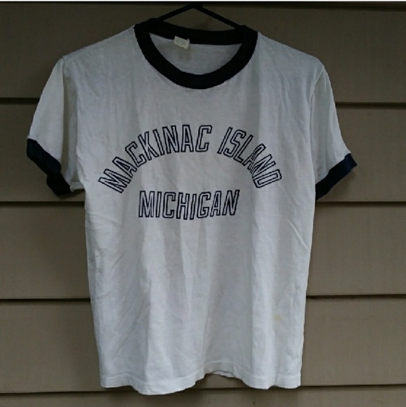 Vintage Tops - 🔴4/$10 Vintage 70s Michigan T Shirt Medium